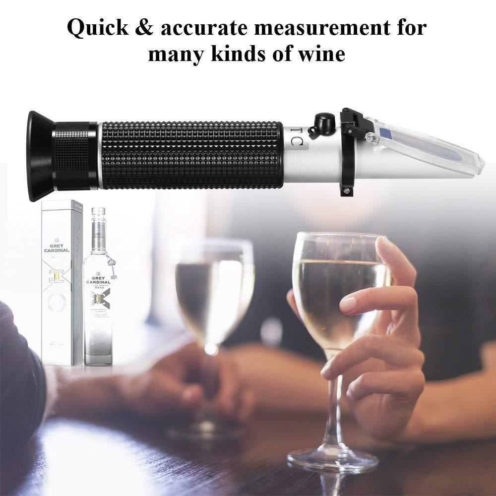 0-32% ATC Refractometer Brix Beer Fruit Juice Sugar Tester Meter Tool US