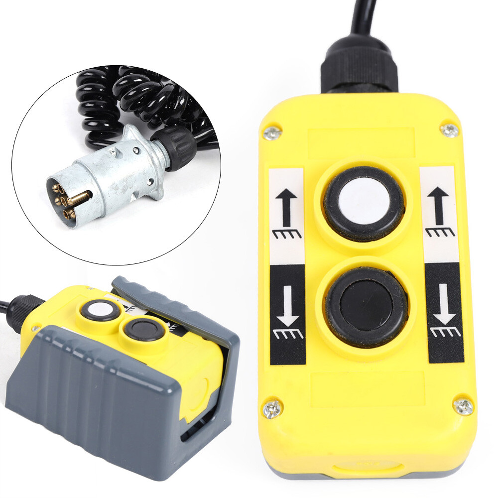 Dump Trailer Remote Control Switch 4 Wire For 12V Double Acting Hydraulic Pump