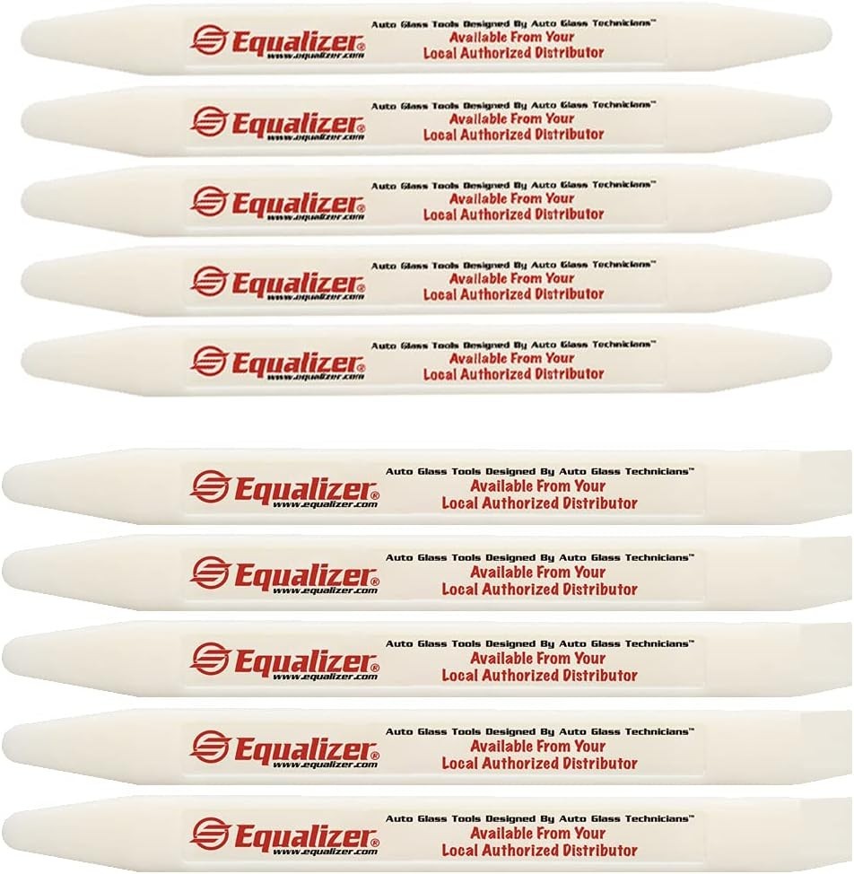 Equalizer Installation Stick 10 Pack  Chisel Tapered Ends Glass Tool ISC741/742