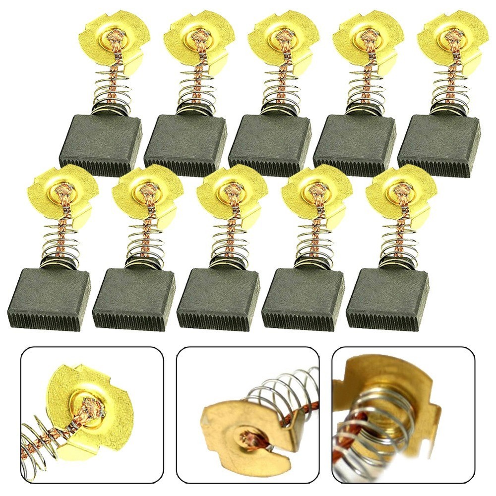 Restore Power Tool Efficiency Carbon Brushes for Mak Angle Grinder 10pcs