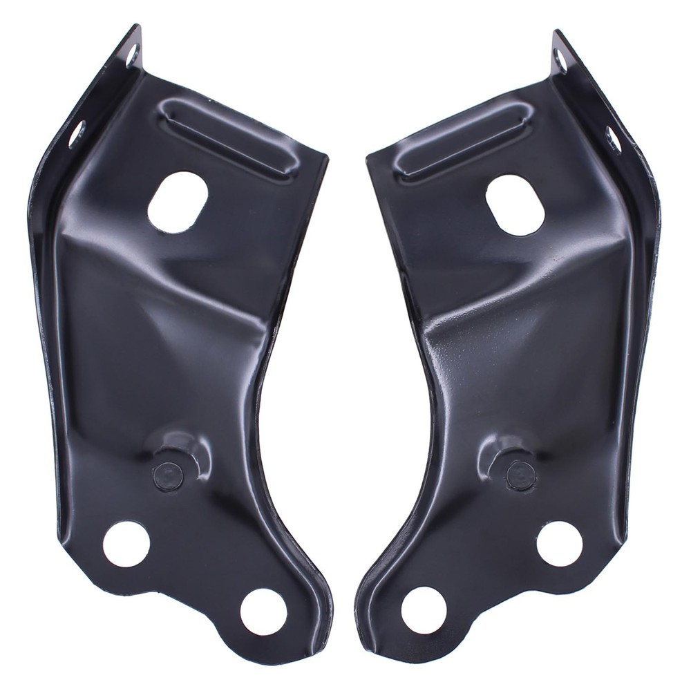 ApplianPar 2Pcs Front Driver and Passenger Side Bumper Bracket for Black