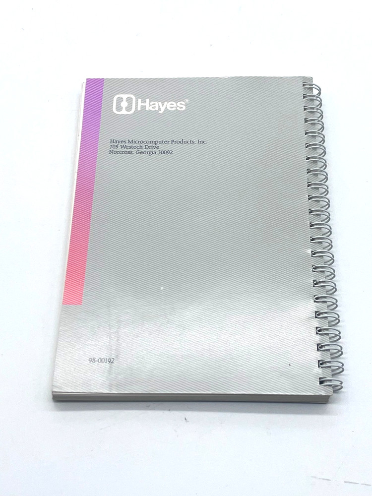 Hayes Smartmodem 2400 User Guide
