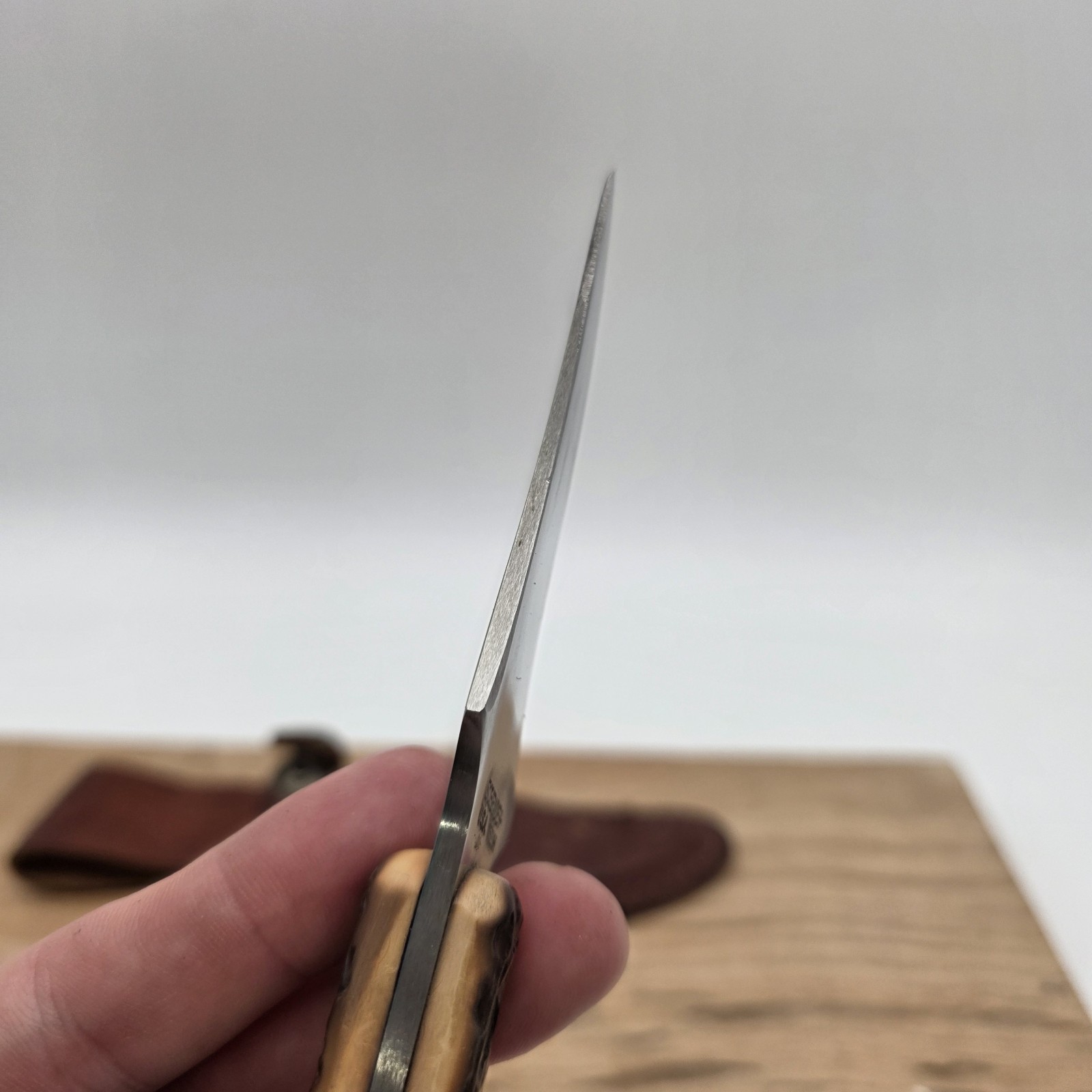 vintage Schrade 152UH Uncle Henry USA fixed blade knife & sheath