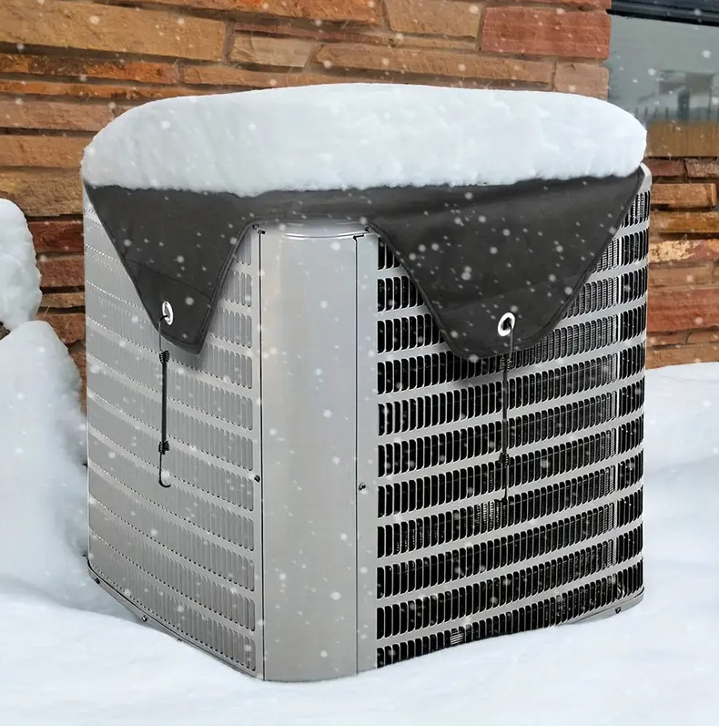 Air Conditioner Cover Waterproof Winter Protector AC Defender for Outside Unit
