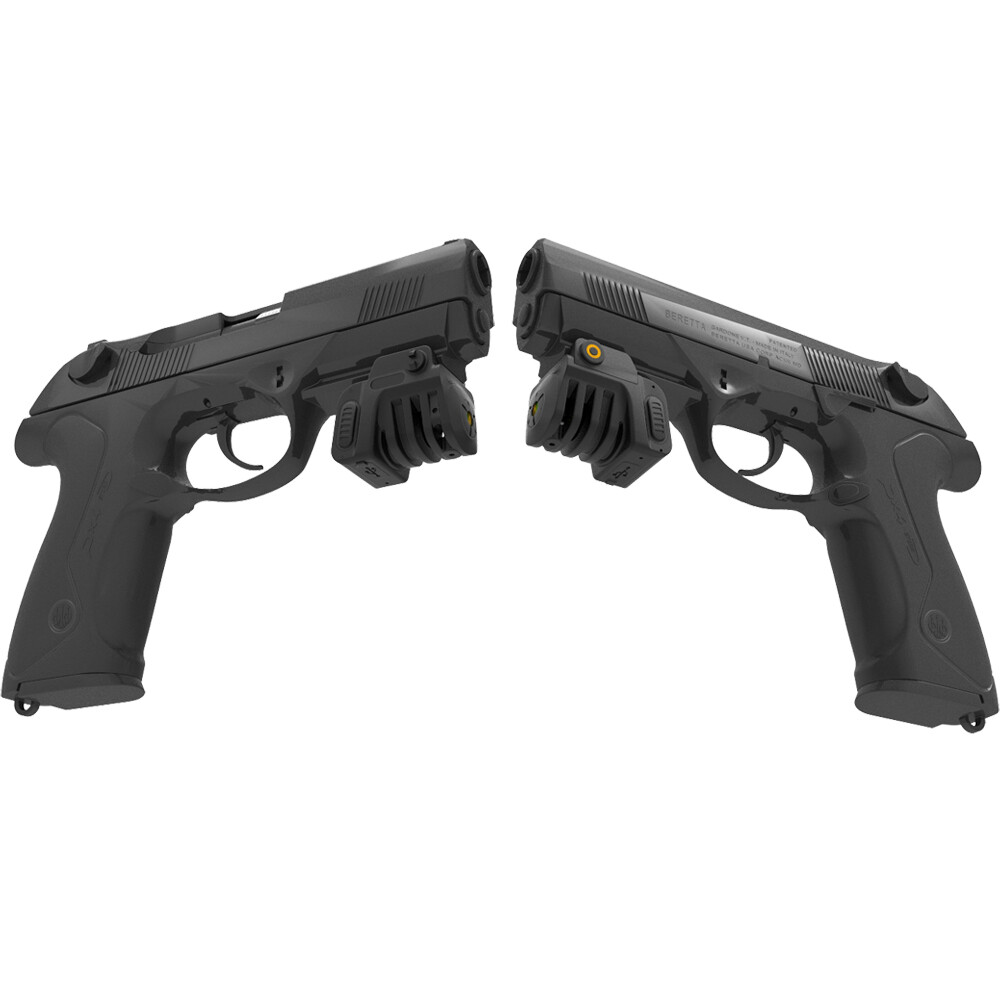 Laspur Sub Compact Tactical Rail Mount Low Profile red Laser Sight