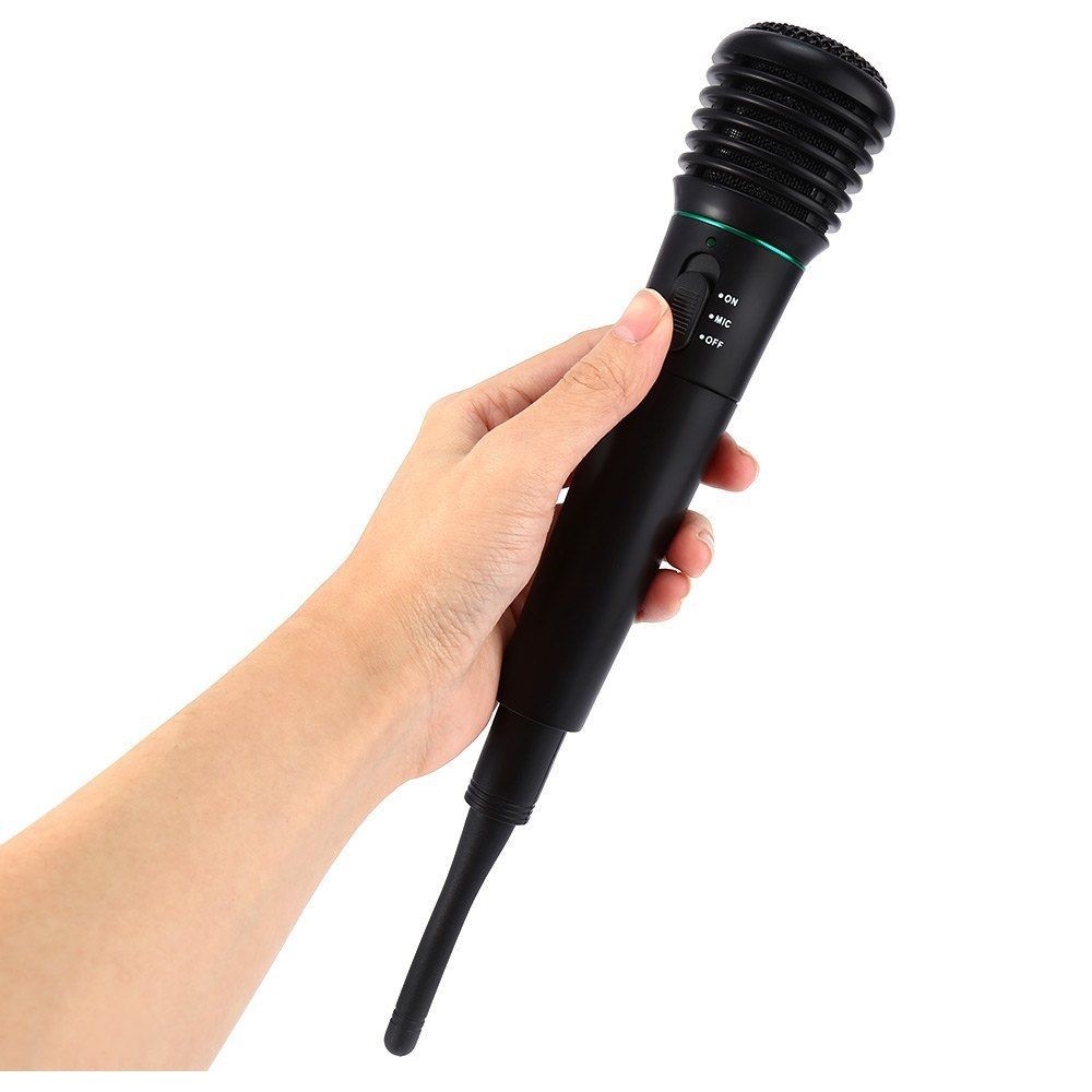 2in1 Wired / Wireless Handheld Microphone Mic Receiver System Undirectional USA