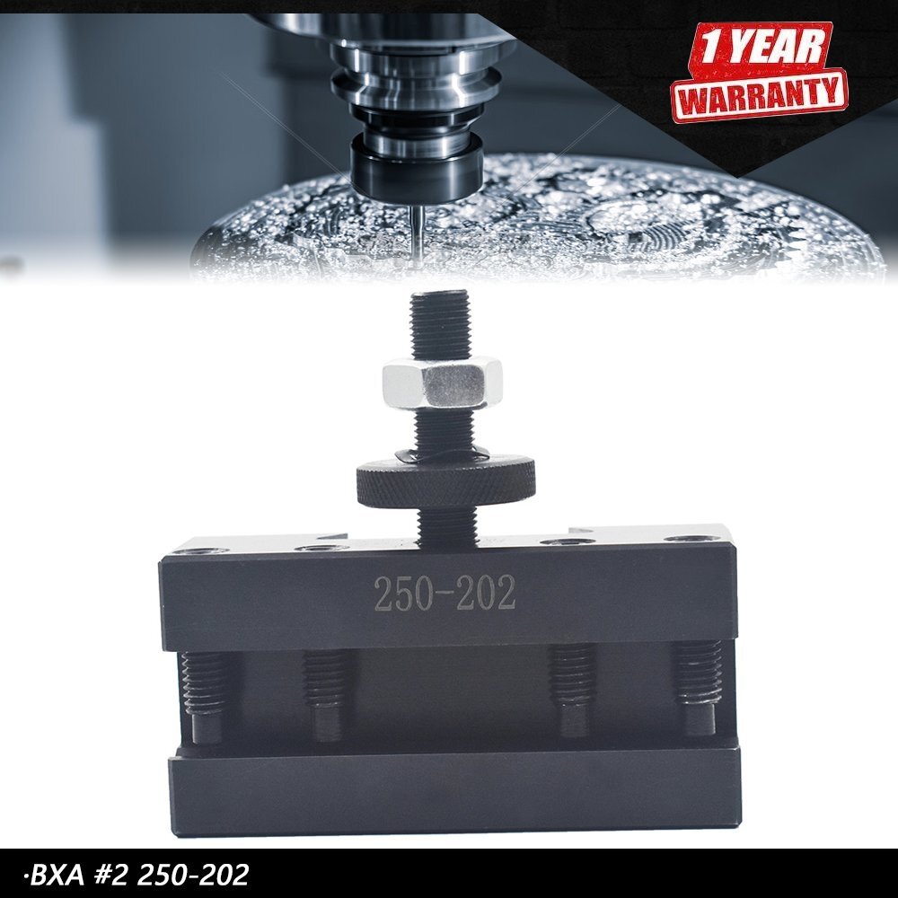 Quick Change Turning Facing & Boring Tool Post Holder BXA #2 250-202