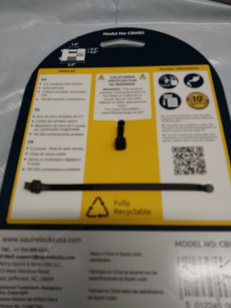 Combination Lock Squire Pro Plus Cbw85