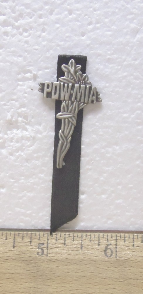 POW*MIA Cross Pin