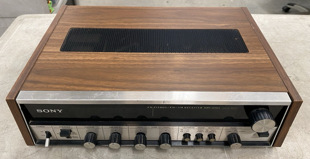 Vintage Sony HST-230A Solid State FM/AM Stereo Receiver - SHOWN WORKING