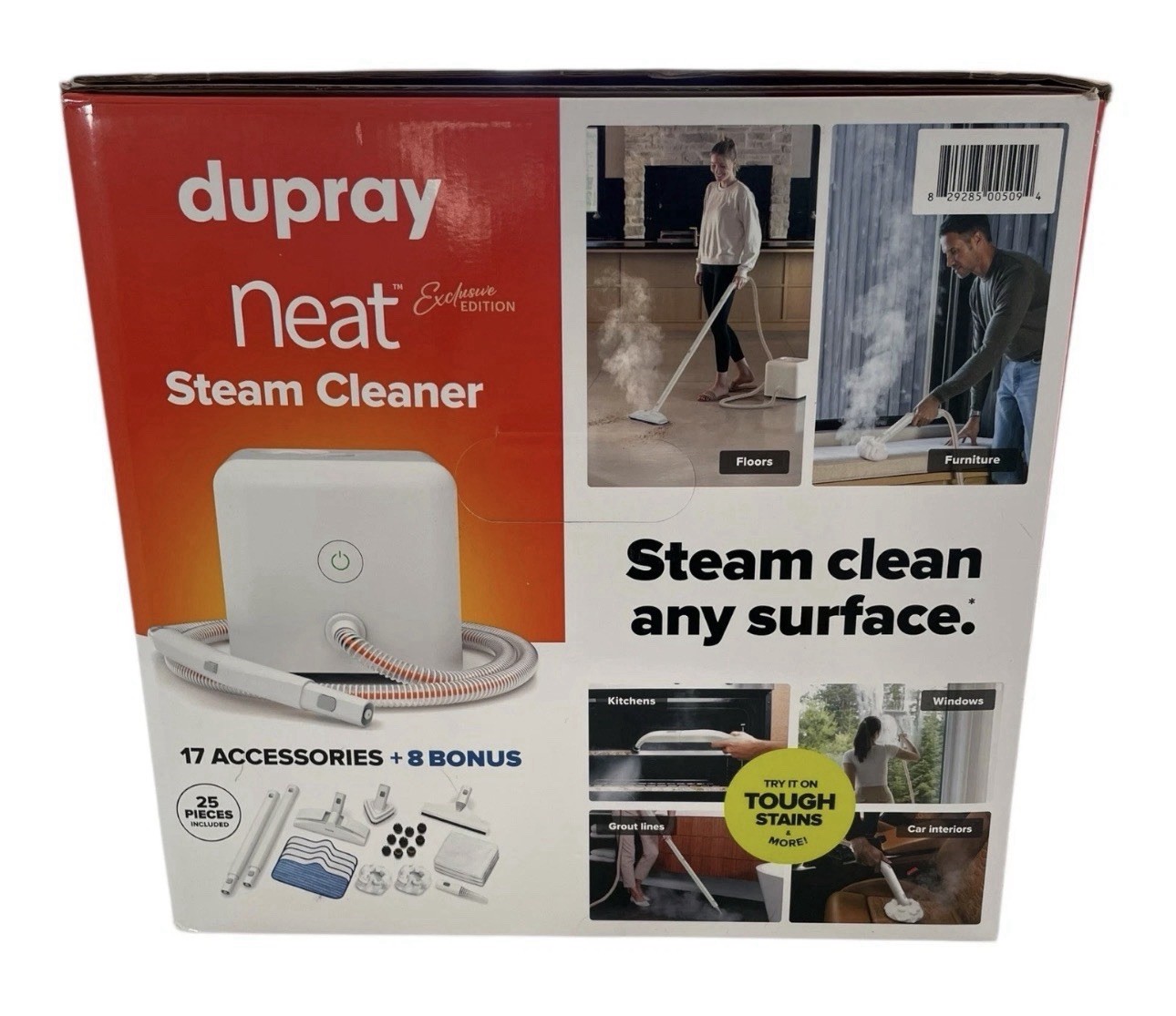 Dupray Neat Steam Cleaner "Exclusive Edition" + Accessories, 25-Piece Kit