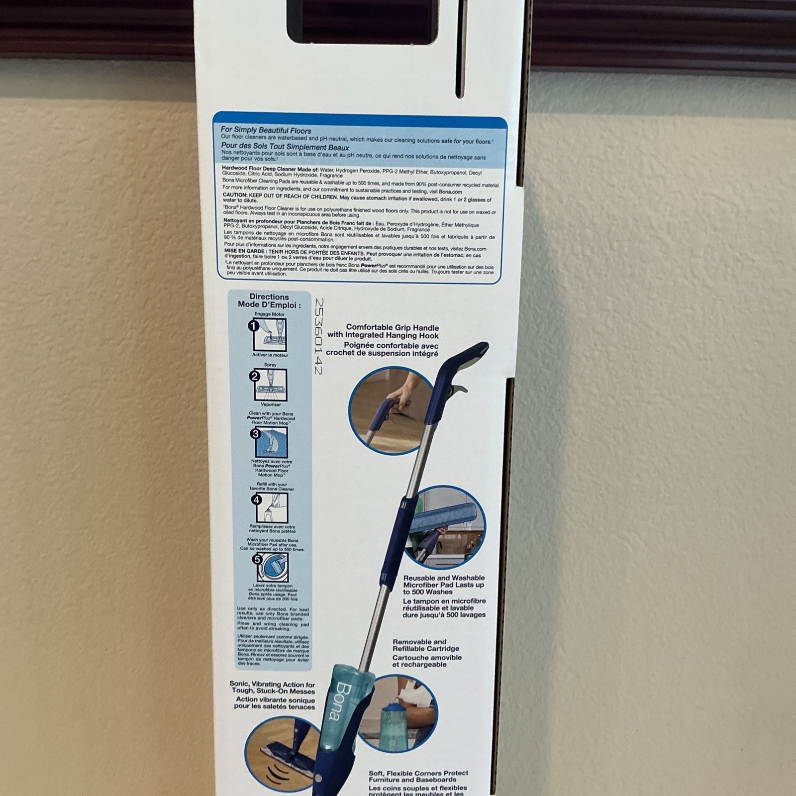 Bona PowerPlus Premium Motion Spray Mop for Hardwood Floors - Kit