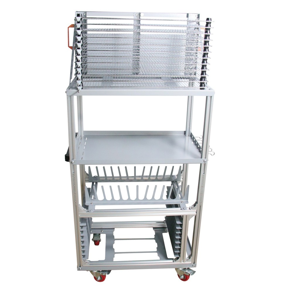 4-layer 5-in-1 Multi-functional Screen Printing Tool & Material Combination Rack