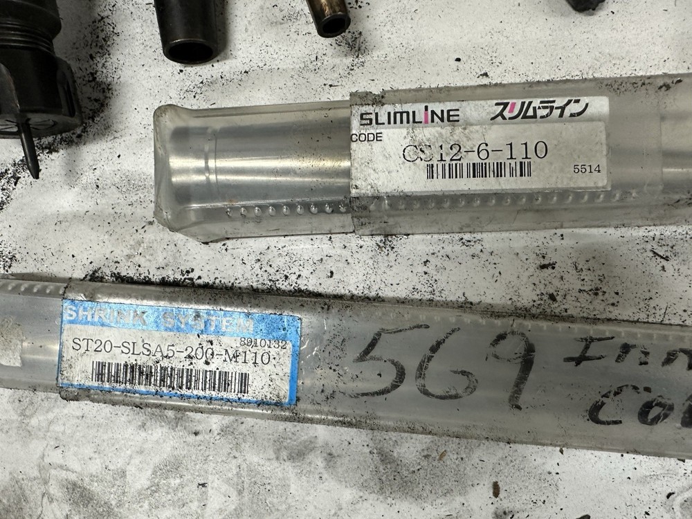 Command Systems / Haimer/Slimline Etc. CNC Tooling Lot Assortment Collet Chucks