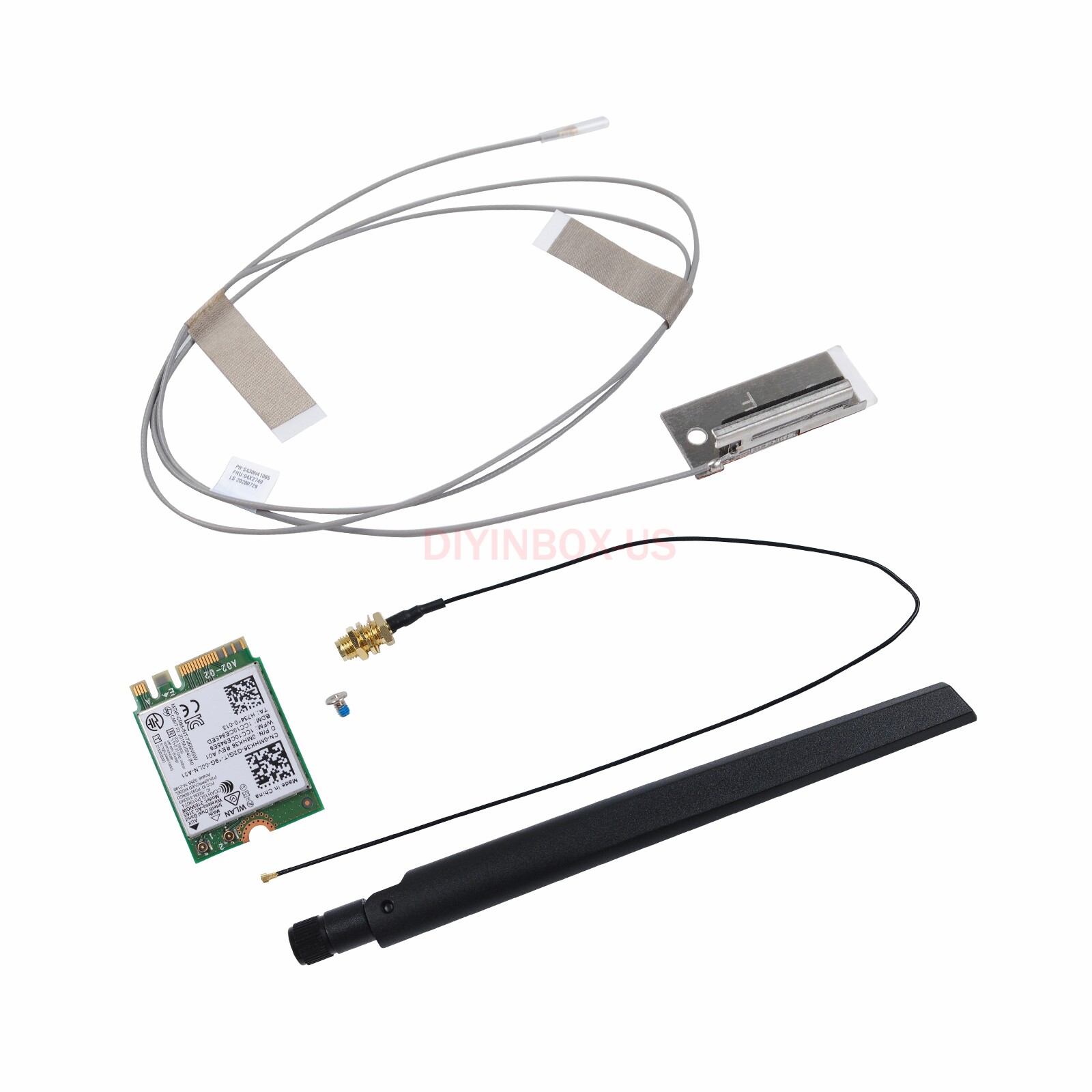 WiFi Antenna Cable + Card For DELL OptiPlex 3040 3050 3070 7040 7050 7060 7070
