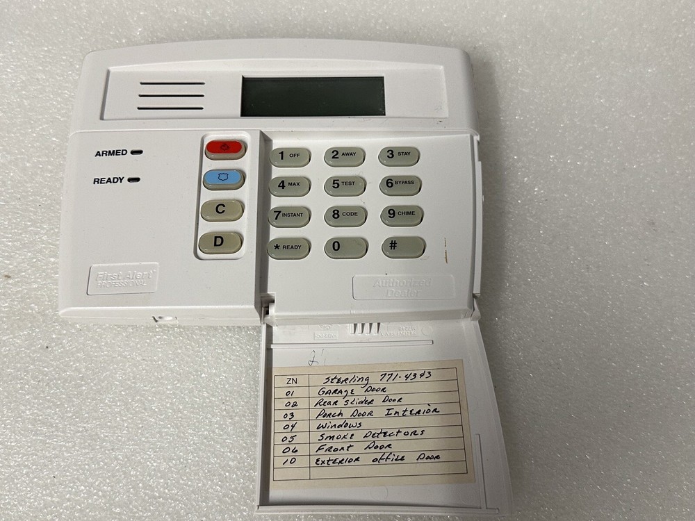 Honeywell FA270RF Keypad Remove From Working Security System UNTESTED!