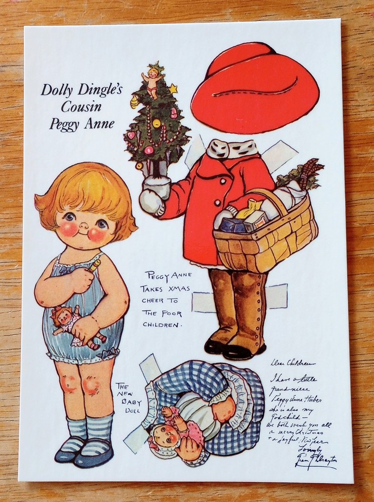 Vintage 1984 Grace G. Drayton’s Dolly Dingle 16 Reproduction Postcards