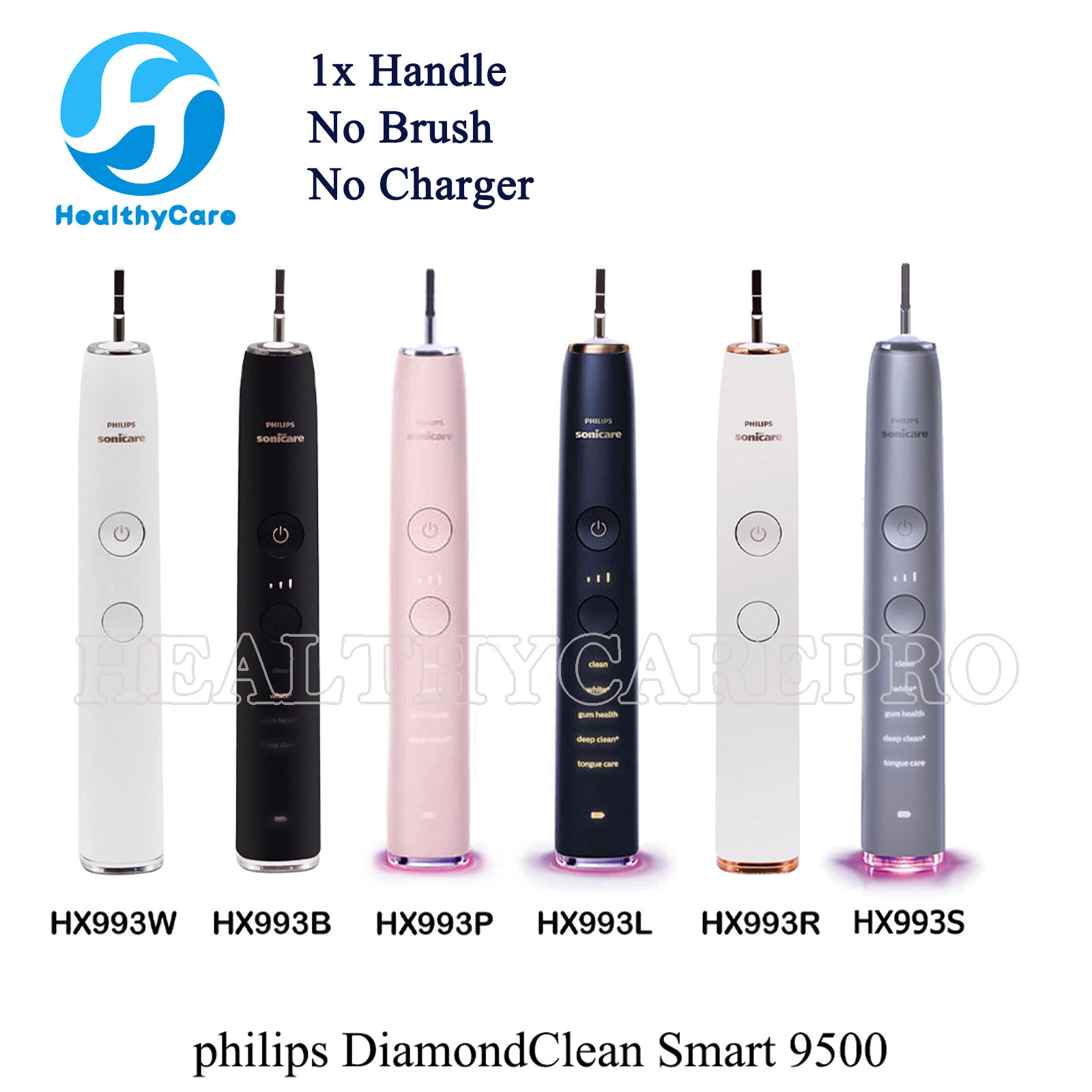 Philips Sonicare DiamondClean Smart 9500 Electric Toothbrush Handle HX993L/P/R/S