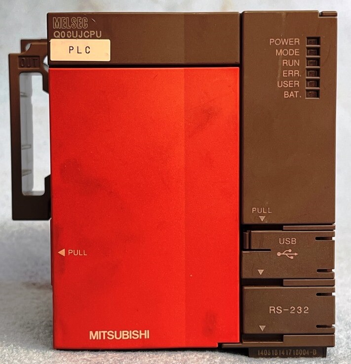 MITSUBISHI CPU UNIT, Q00UJCPU, 100-240 VAC INPUT, 5 VDC/3A OUTPUT