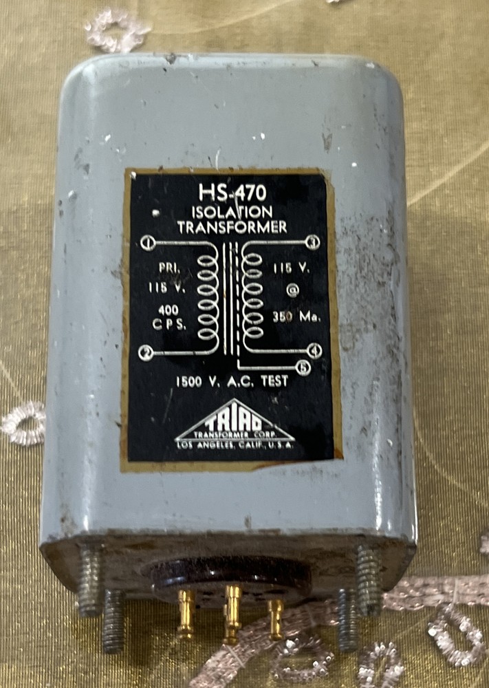 TRIAD HS-470 ISOLATION TRANSFORMER
