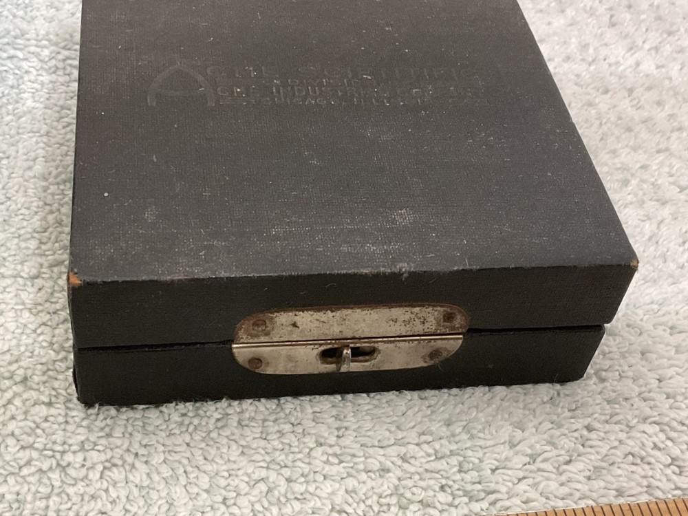 Acme Single Surface Optical Flat 2" dia. x 5/8" w/ nice old case