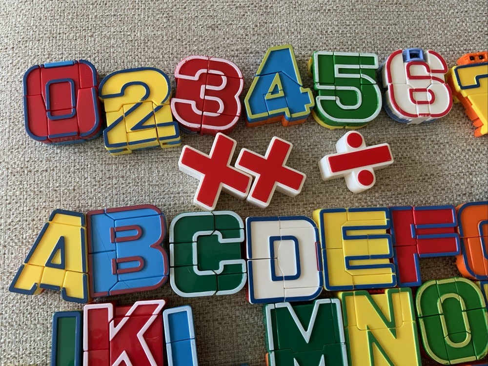Numberblocks Transforming Number Figures & Alphabots Alphabet Missing #1 & Q