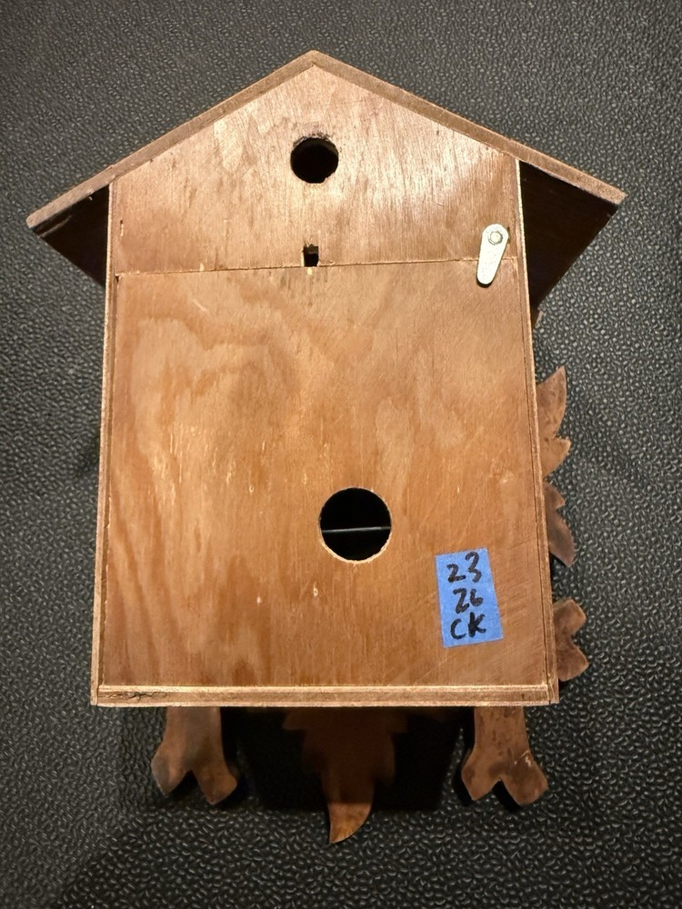 Vintage Cuckoo Clock Wooden Case