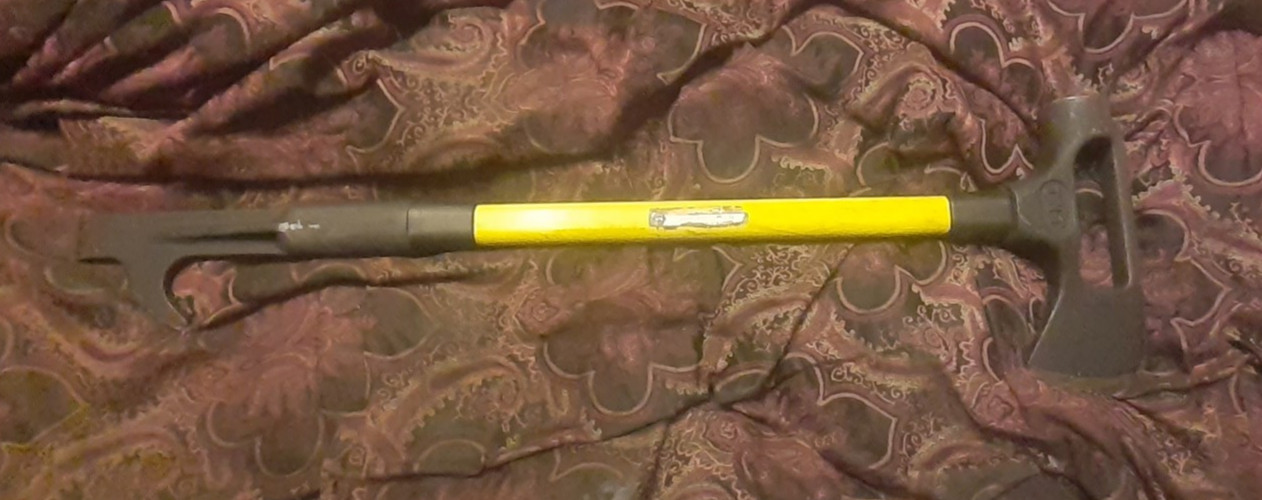 TNT Denver Tool, 5-IN-1 Fire Hammer Rescue Tool, Multi-Purpose,  30 In. Handle