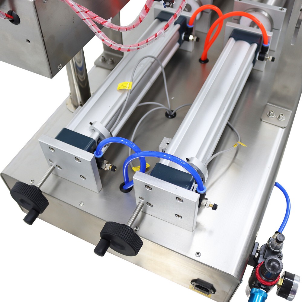 110V Paste Liquid Filling Machine 100-1000ml Heating & Stirring Hopper 80L