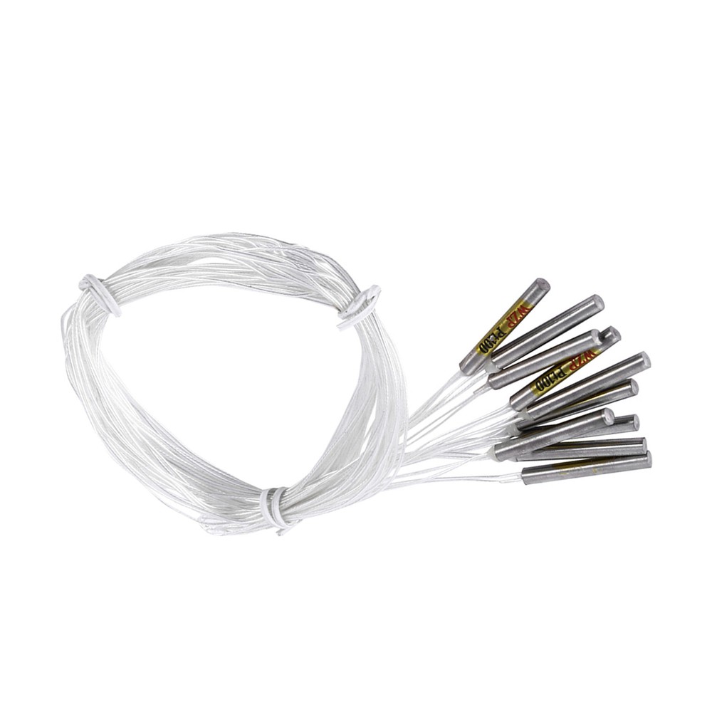 10pcs PT100 Waterproof Sensor Probe For Temperature Controller 4x30mmx50cm Probe