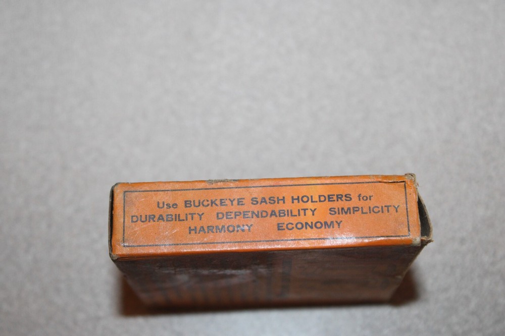 NOS Antique Buckeye Sash Holder