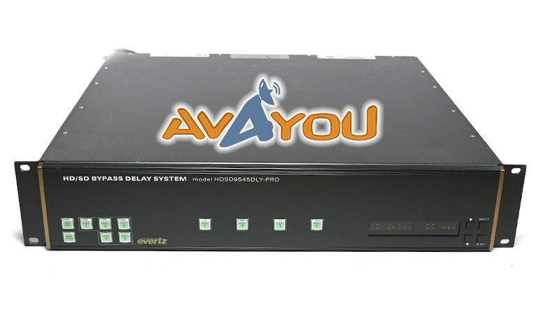 Evertz HDSD9545DLY-PRO HD/SD Video Delay / Time Shift Processor (30s for HD)