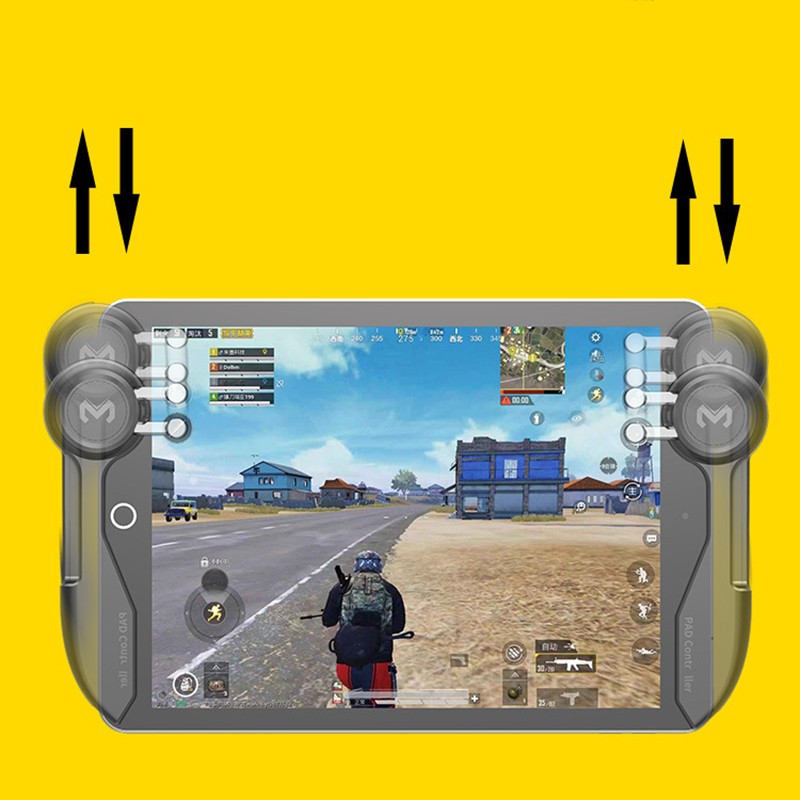 Trigger Joystick Game Controller 6 Finger Operations Button For PUBG iPad Tablet