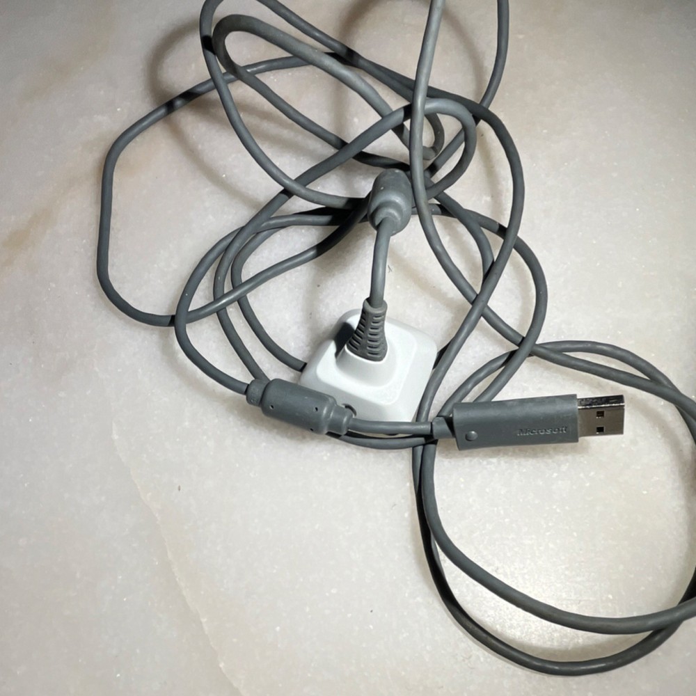 Untested Xbox 360 Chatpad Keyboard, network adapter, wired charger