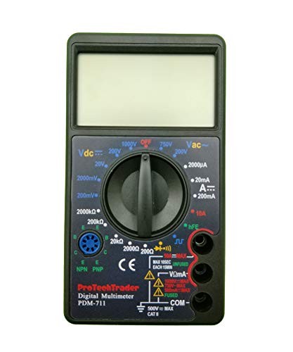 Large Screen Multimeter - Volts Ohms Amps Large Screen Multimeter PDM711