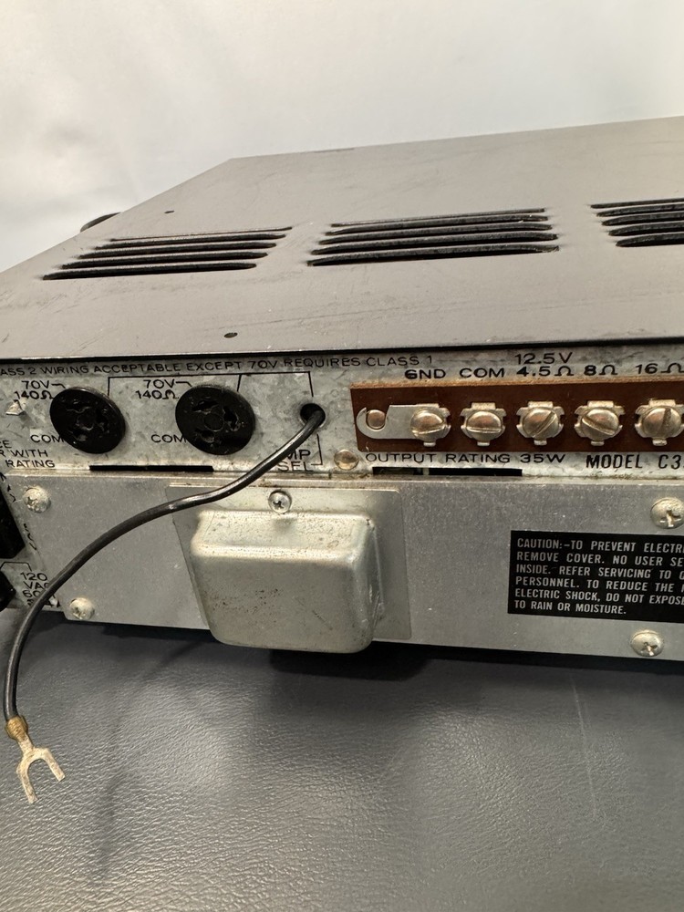 Vintage Bogen Challenger Model: C-35 Amplifier Untested #504