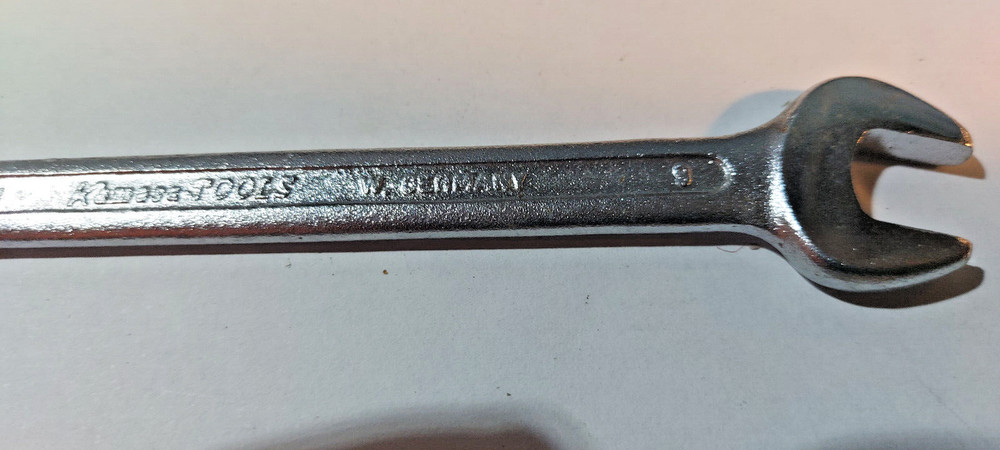 9mm Combination Spanner. Made in Germany by Kamasa