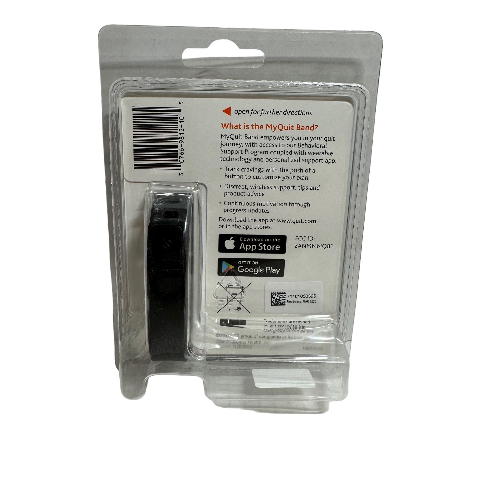 My Quit Band- Track Your Nicotine Cravings GSK