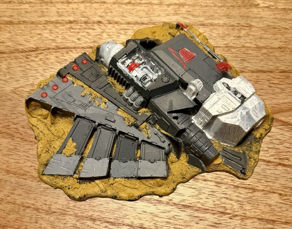 Battle For Macragge Crashed Imperial Eagle Shuttle Terrain Tail Warhammer bitz