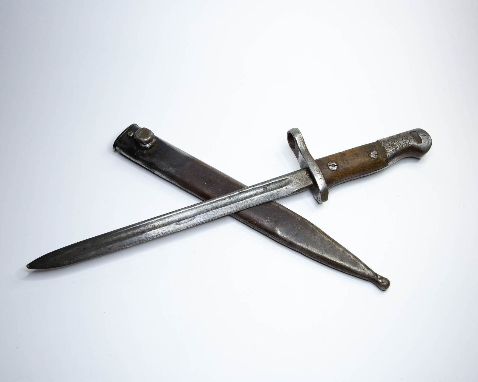 WW1/ WW2 Mauser Bayonet & Scabbard Marked, A.S FA. Turkish.