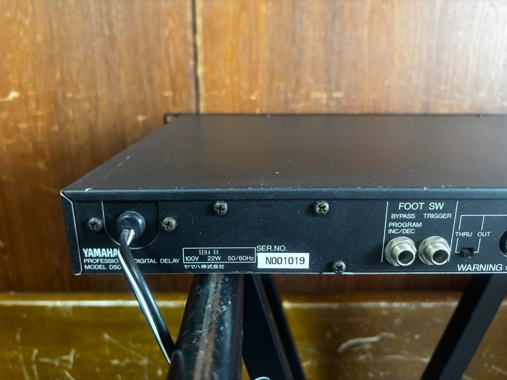 YAMAHA D5000 PROFESSIONAL DIGITAL DELAY RACK MODULE New internal Battery