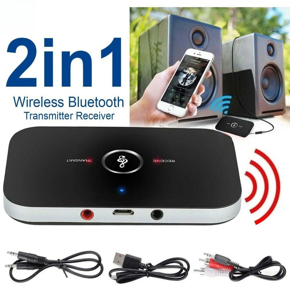 Bluetooth Transmitter & Receiver Wireless Adapter For Home stereos/speakers