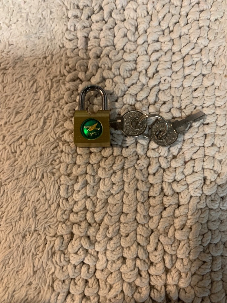 Egret Mini Luggage Padlock - 2 Keys