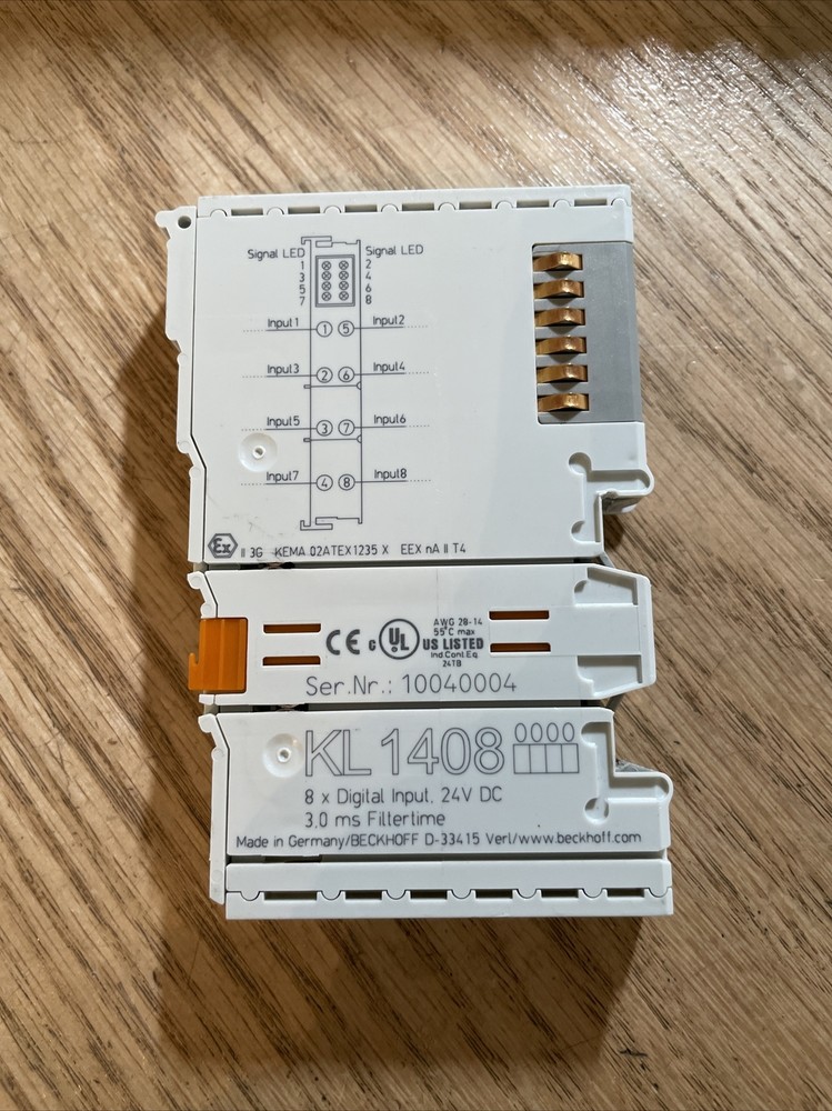 BECKHOFF KL1408 KL 1408 PLC Moudule Digital Input Terminal