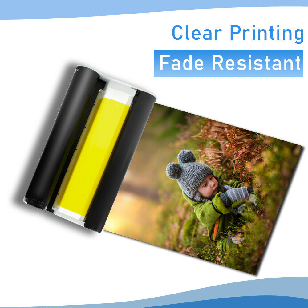 Compatible KP-108IN Color Ink Paper Set 4x6 for Canon Selphy CP1300 1200 910 Lot