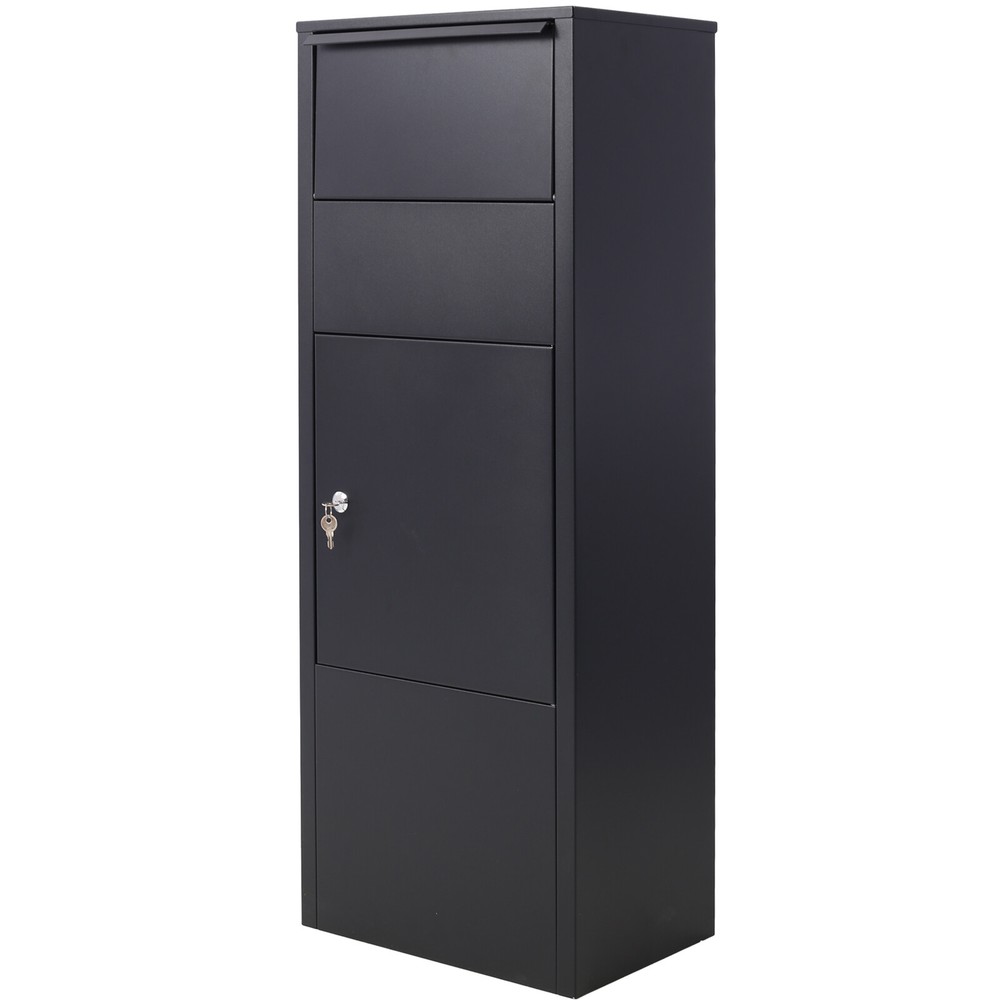 Parcel Delivery Drop Box for Porch Lockable Secure Storage Compartment Mailboxes