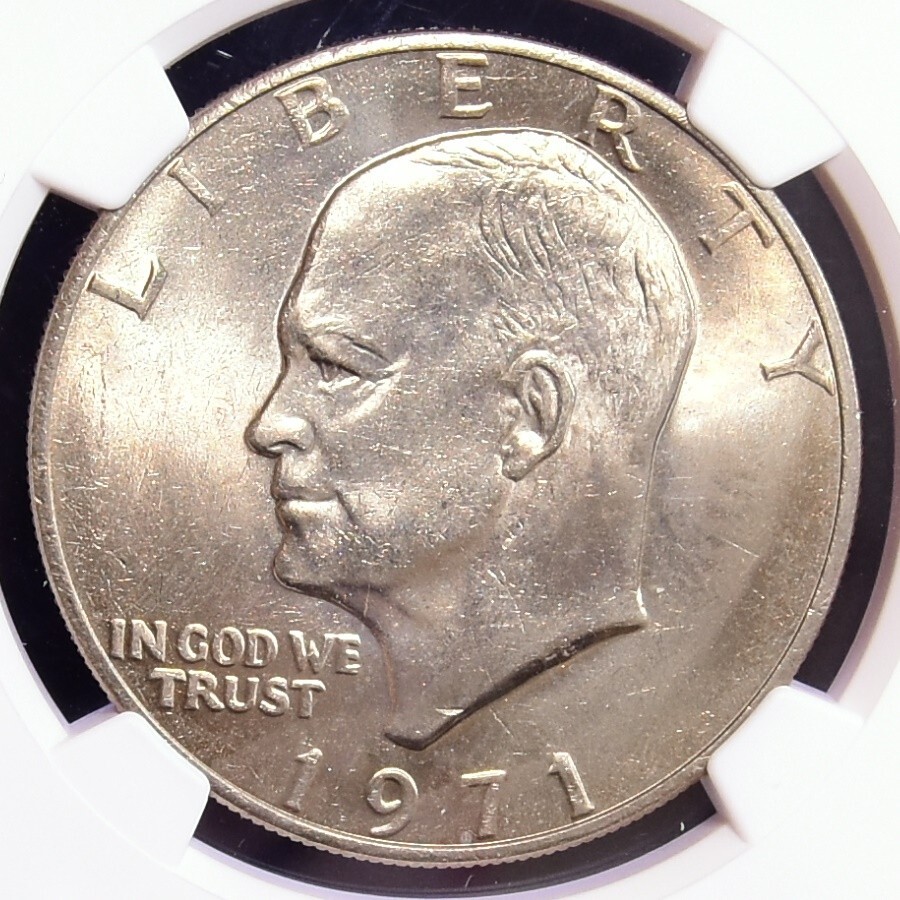 1971 Eisenhower Dollar - NGC MS66 (#48668-L)