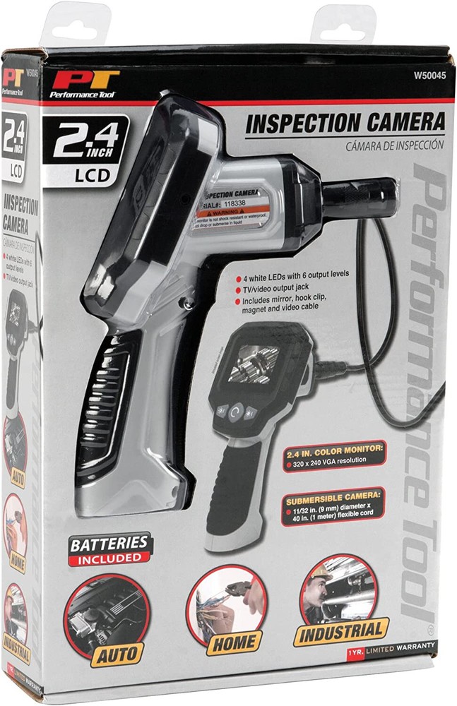 Performance Tool W50045R 2.4" LCD Inspection Camera