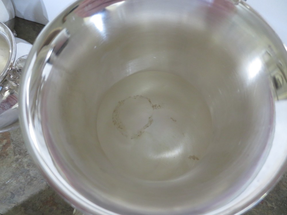 3-Pc. WALLACE Silversmiths COFFEE/TEA, CREAMER, SUGAR Polished SILVERPLATE SET