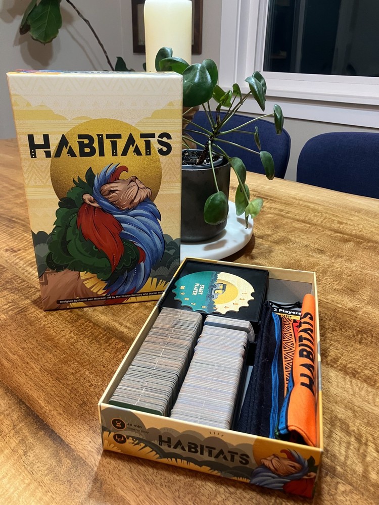 Habitats Board Game Insert with Removable Trays